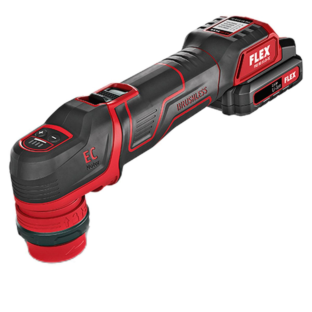 【良品】FLEX コードレスポリッシャー セット [型番：PXE 80」 Flex PXE 80 12-EC 2.5 Cordless Polisher – Status Detail